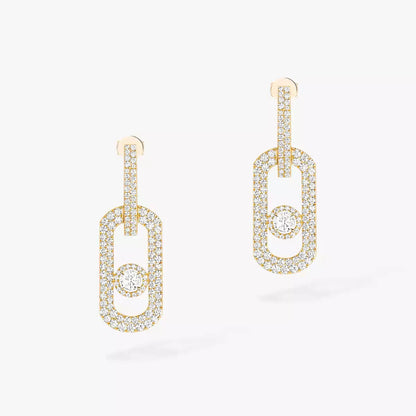 [Favorite]SO MOVE XL フルパヴェ ダイヤモンド ピアス