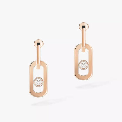 [Favorite]SO MOVE XL DIAMOND HOOP EARRINGS
