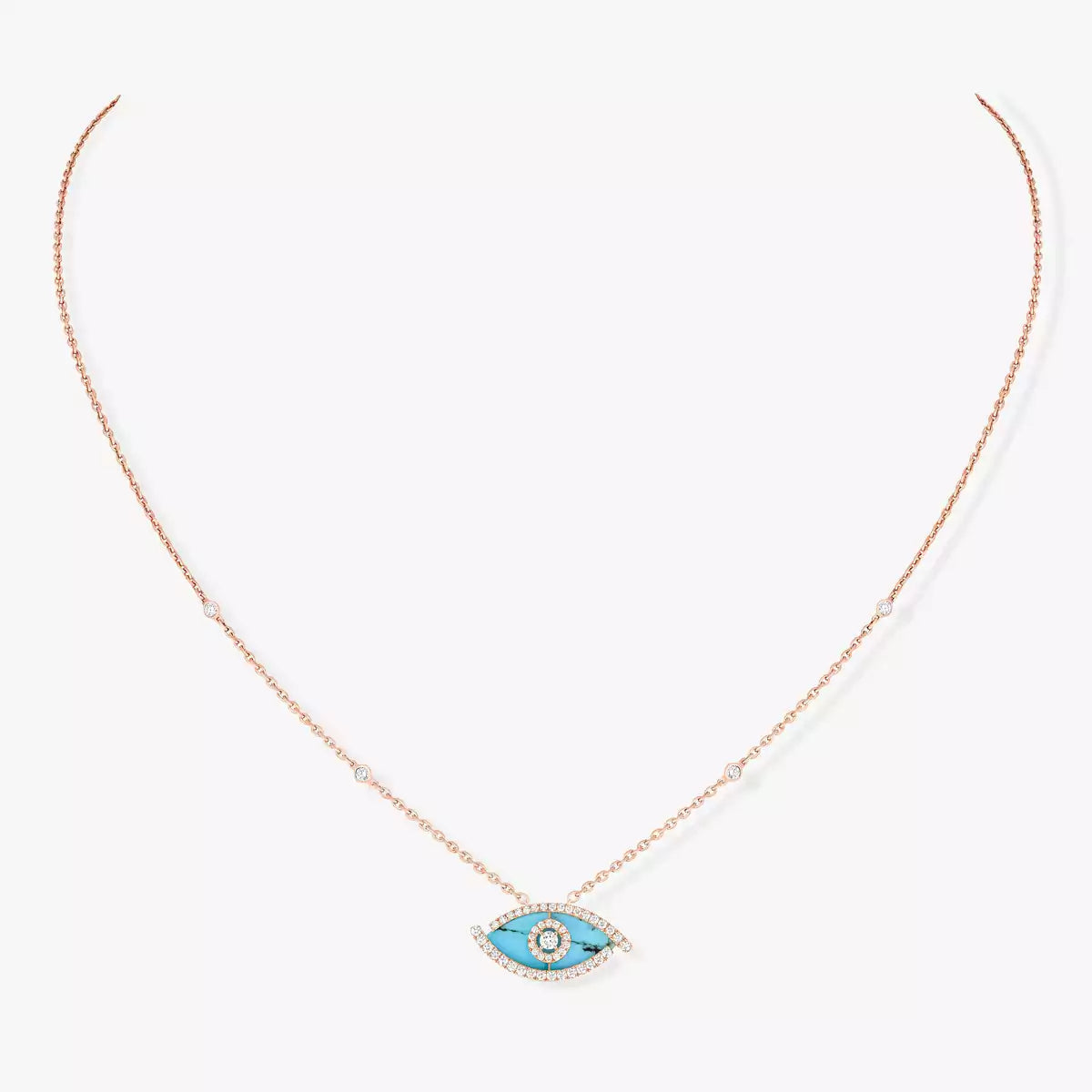 [Favorite]LUCKY EYE DIAMOND NECKLACE