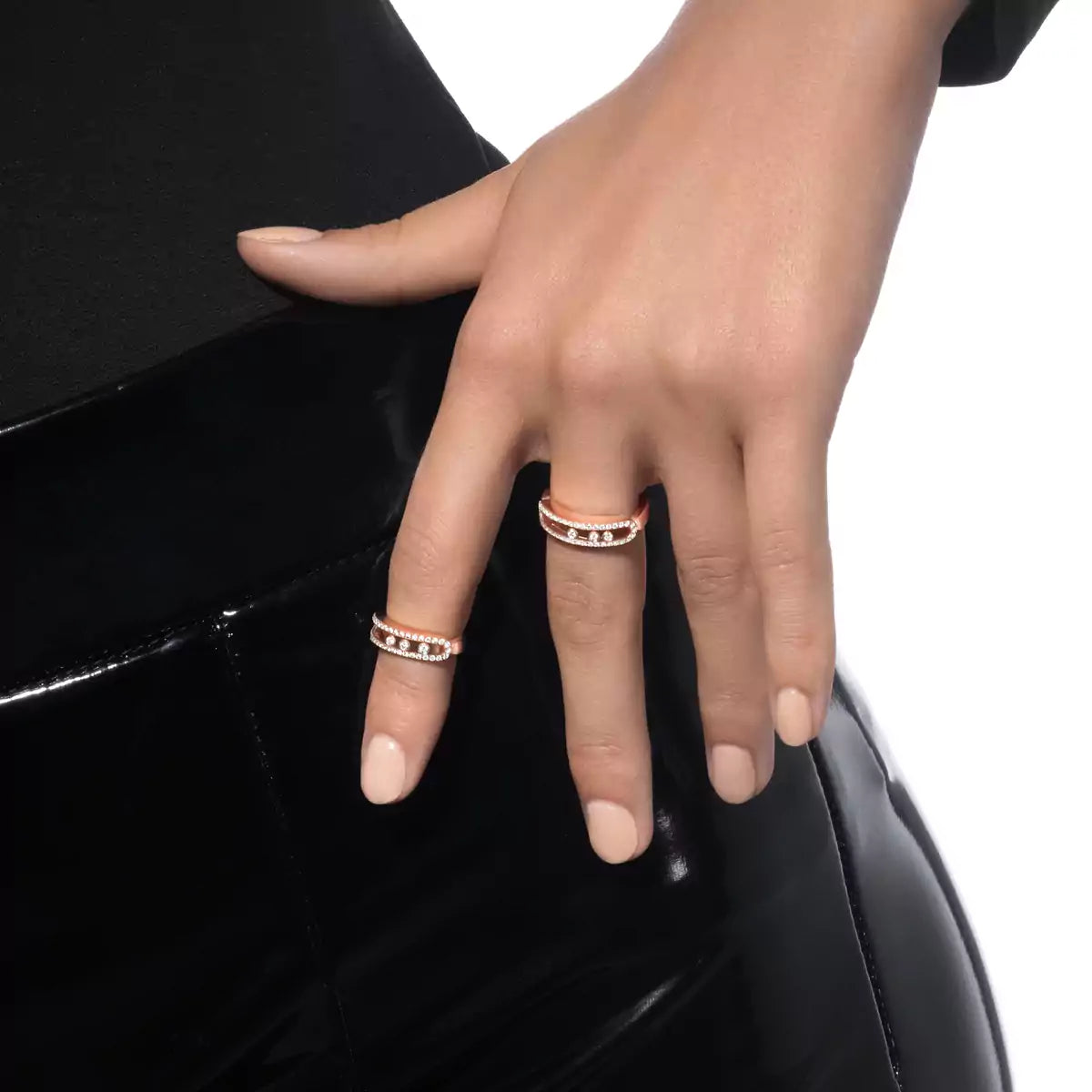 [Favorite]BABY MOVE PAVÉ DIAMOND RING