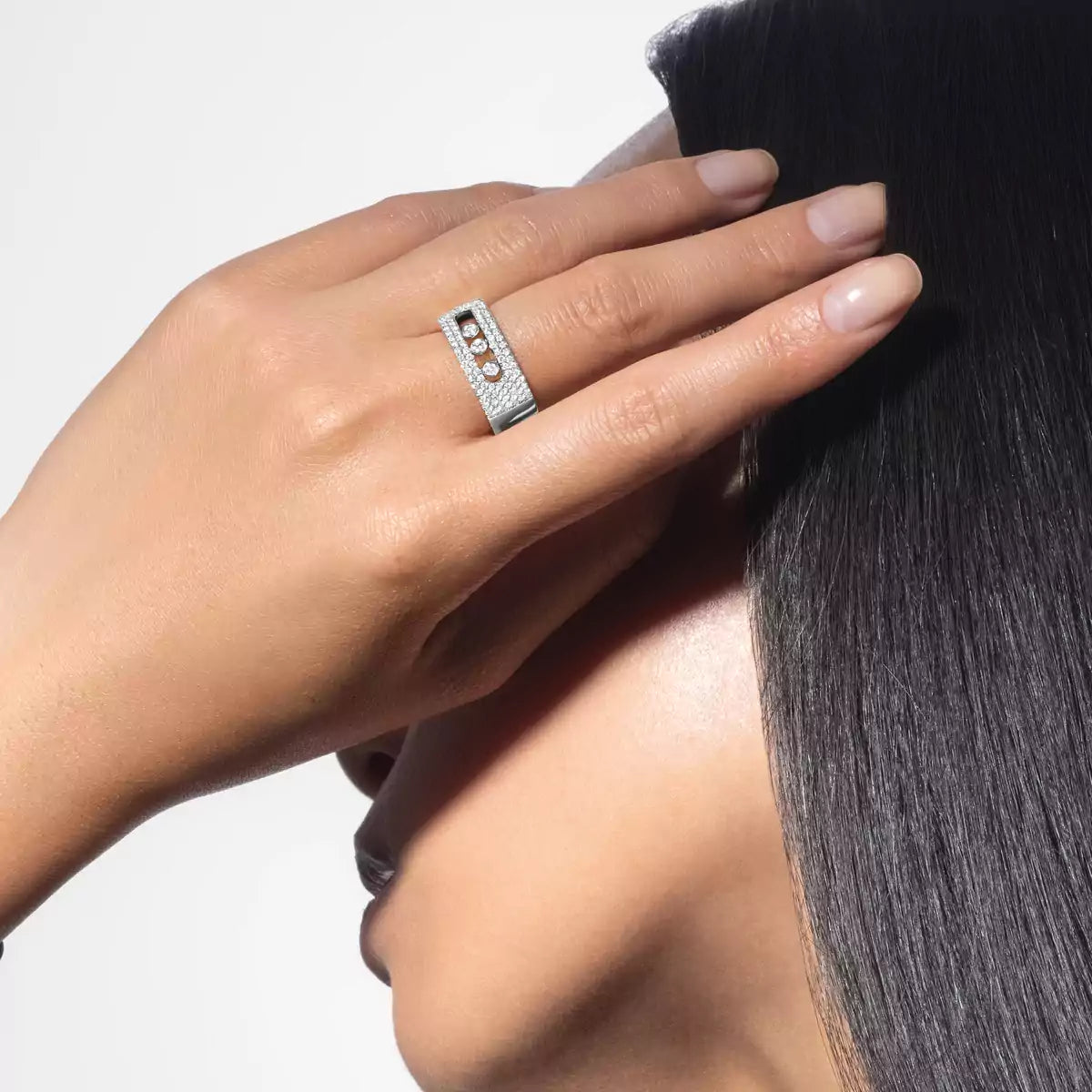 [Favorite]MOVE NOA PAVÉ DIAMOND INTERLOCKING RING