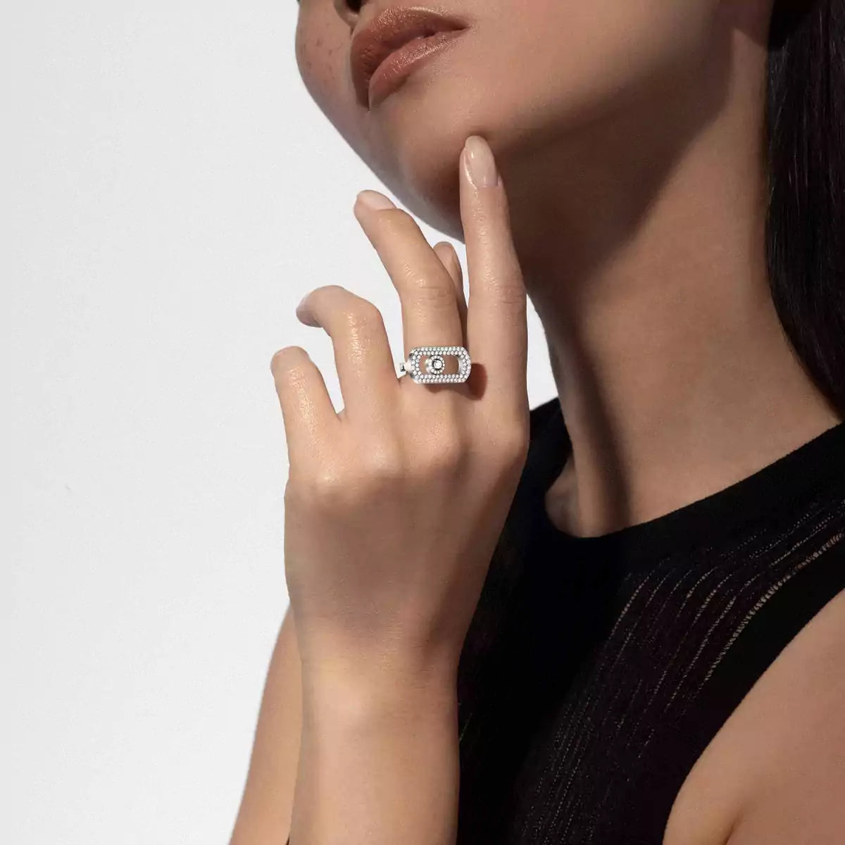 [Favorite]SO MOVE FULL PAVÉ DIAMOND RING