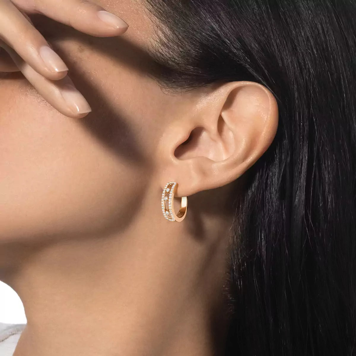 [Lieblingsstück]MOVE PAVÉ DIAMANT-KREOLEN