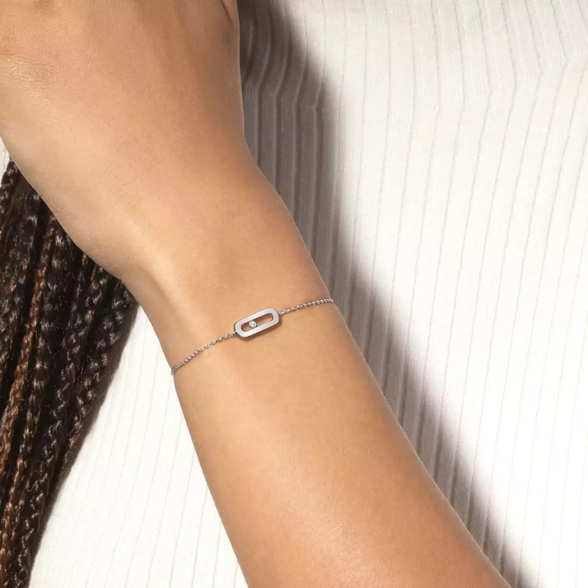 [Favorit]MOVE UNO EINZELNER DIAMANT ARMREIF