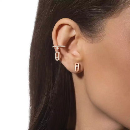 [Favorite]MOVE UNO DIAMOND STUD EARRINGS