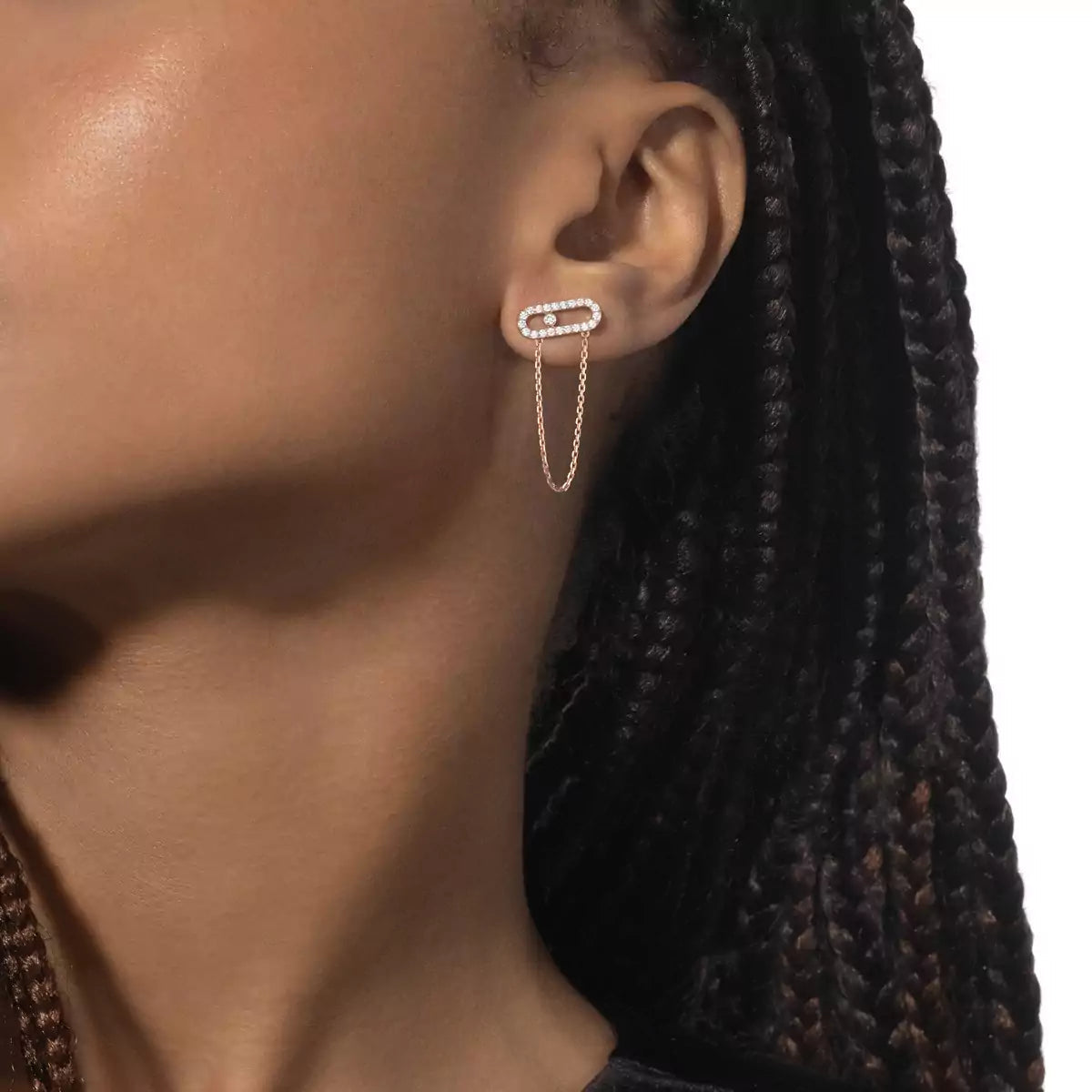 [Favorite]MOVE UNO ALL DIAMOND STUD EARRINGS