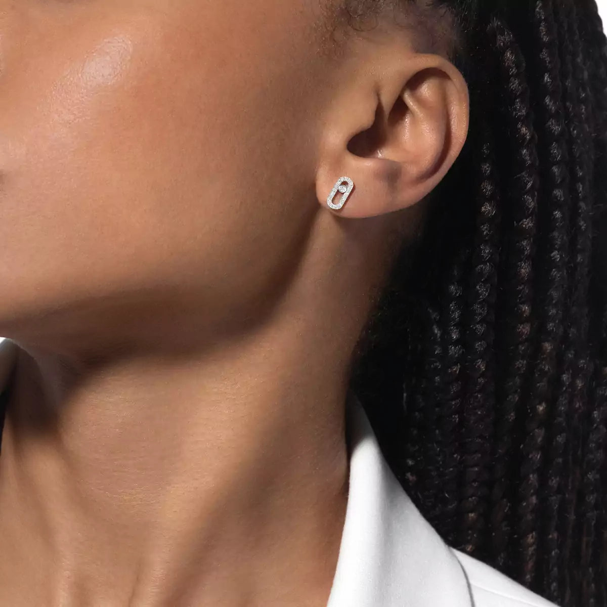 [Favorite]MOVE UNO DIAMOND EARRINGS