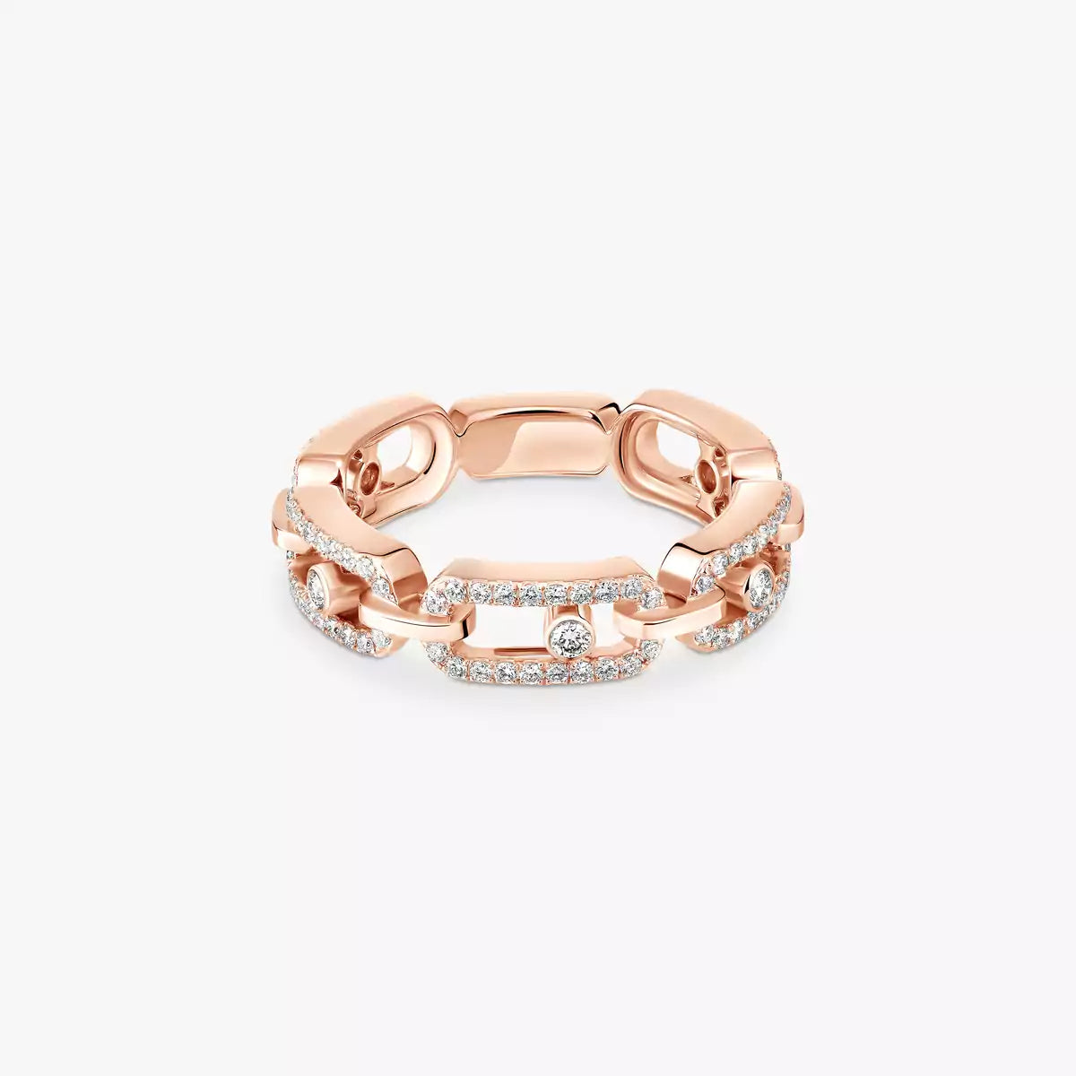 [Favorite]MOVE LINK PAVÉ DIAMOND RING