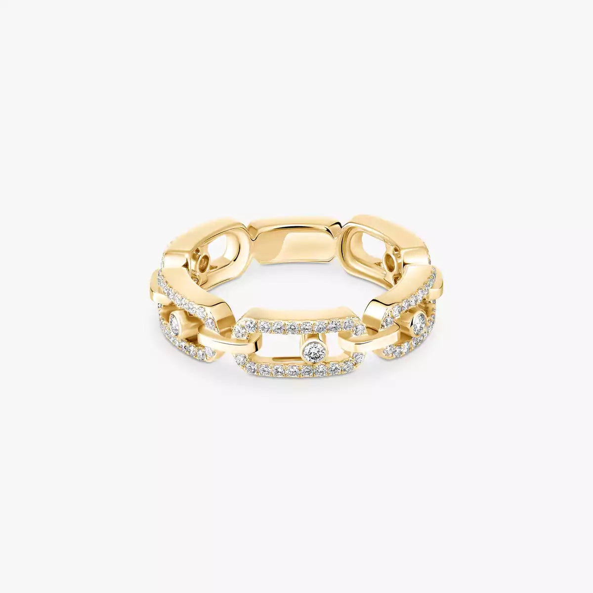 [Favorite]MOVE LINK PAVÉ DIAMOND RING
