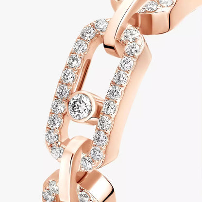[Favorite]MOVE LINK PAVÉ DIAMOND RING