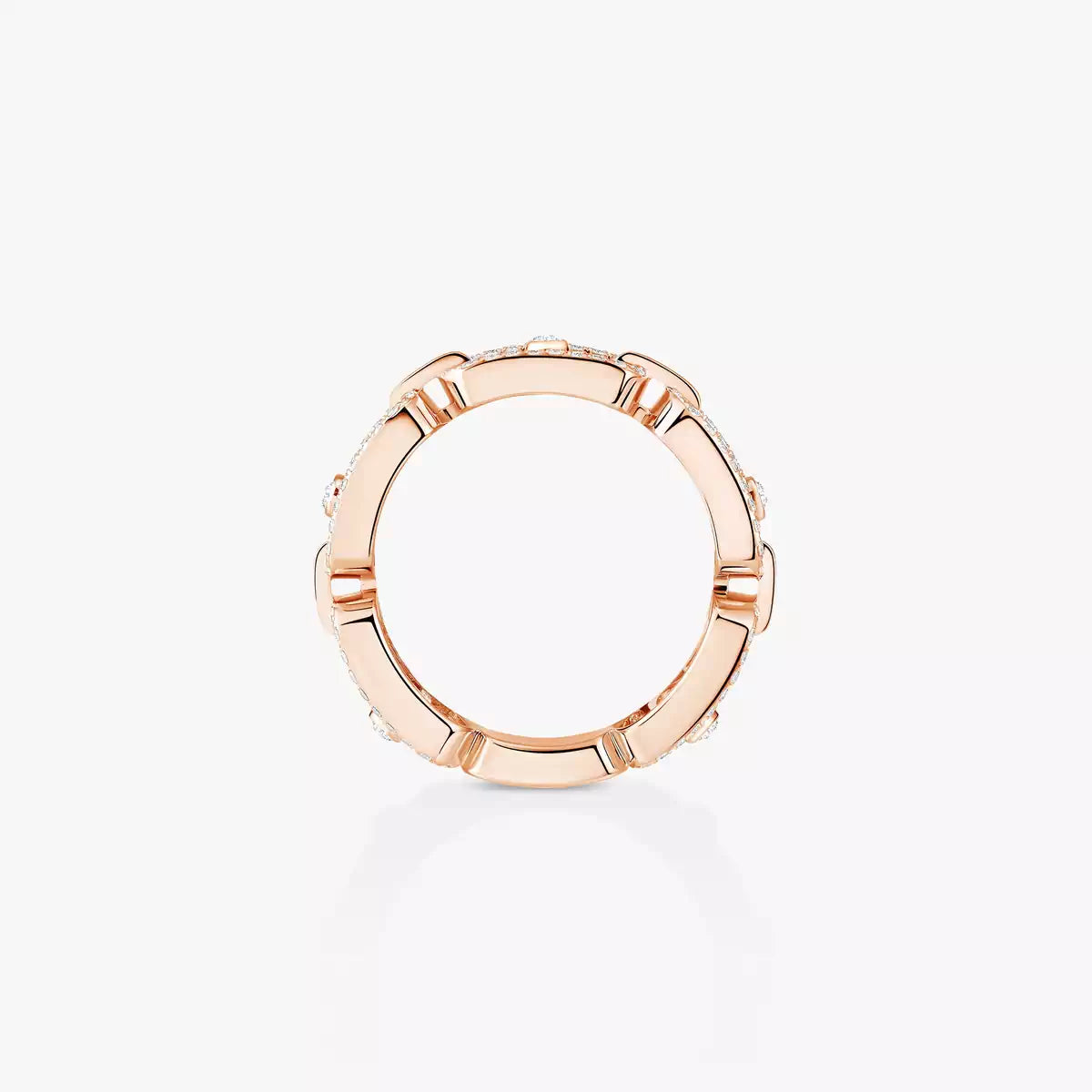 [Favorite]MOVE LINK PAVÉ DIAMOND RING