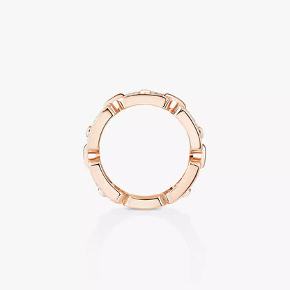 [Favorite]MOVE LINK PAVÉ DIAMOND RING
