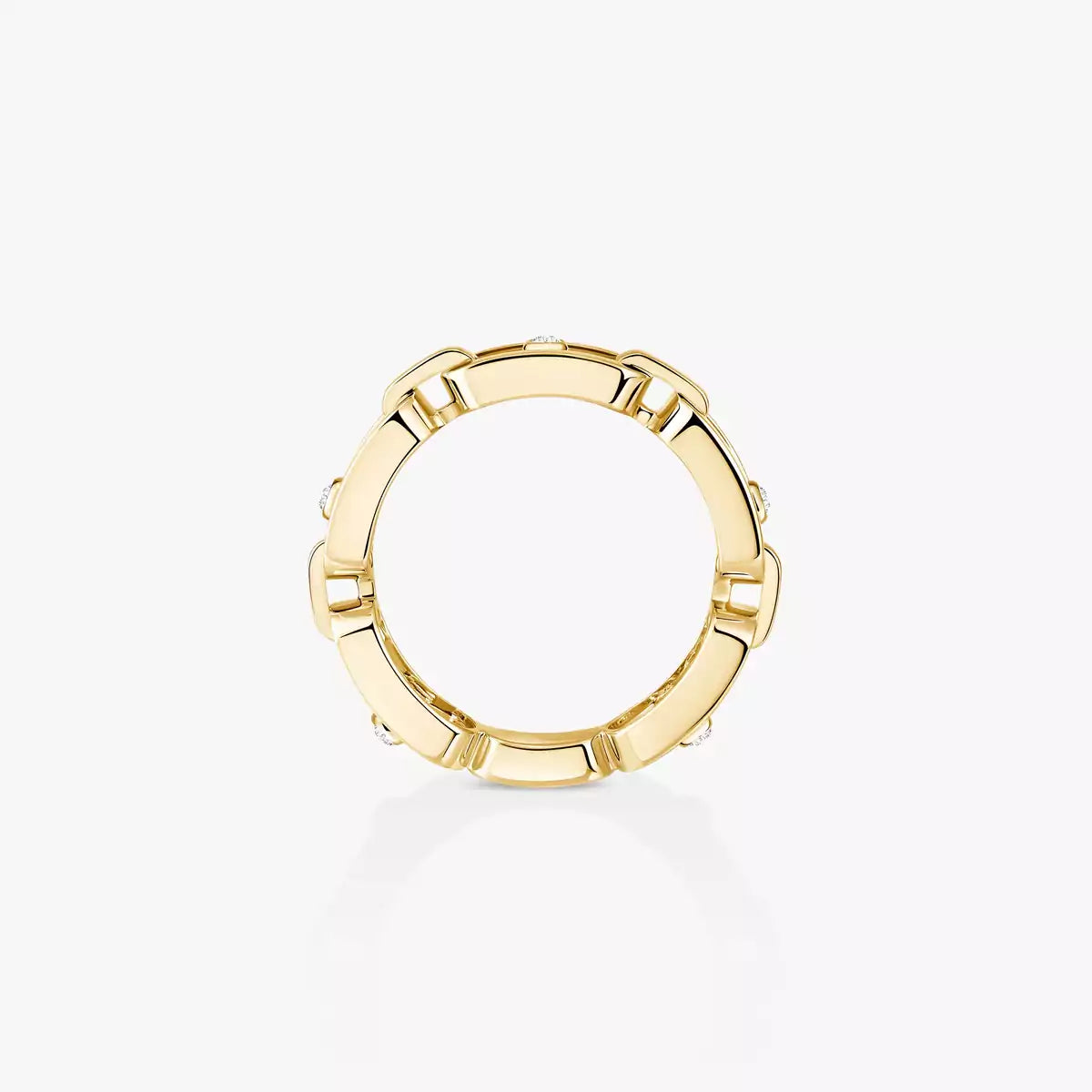 [Favorite]MOVE LINK PAVÉ DIAMOND RING