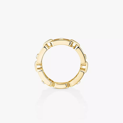[Favorite]MOVE LINK PAVÉ DIAMOND RING