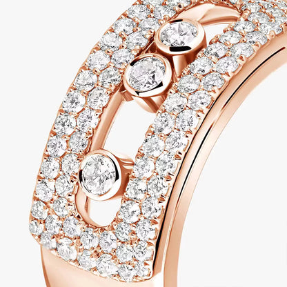 [Favorite]MOVE NOA PAVÉ DIAMOND INTERLOCKING RING