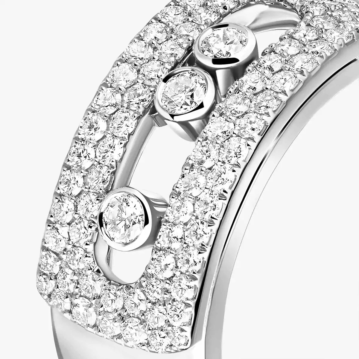 [Favorite]MOVE NOA PAVÉ DIAMOND INTERLOCKING RING