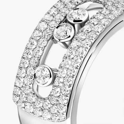 [Favorite]MOVE NOA PAVÉ DIAMOND INTERLOCKING RING