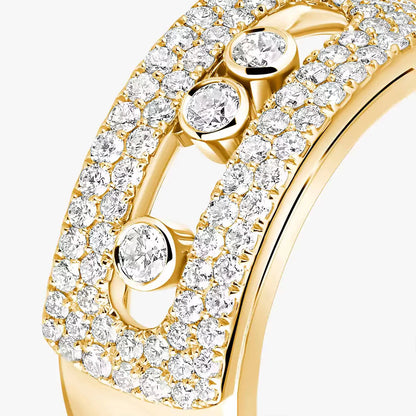 [Favorite]MOVE NOA PAVÉ DIAMOND INTERLOCKING RING