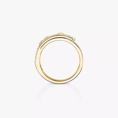 [Favorite]MOVE NOA PAVÉ DIAMOND INTERLOCKING RING