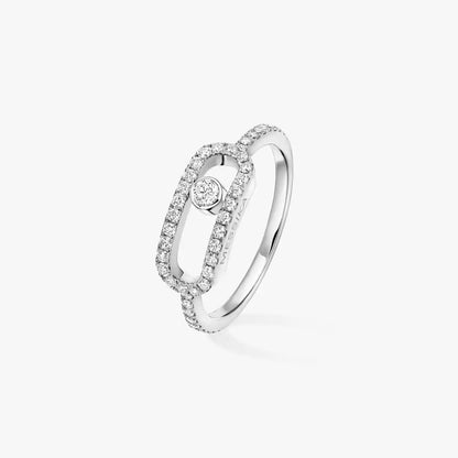 [Favorite]MOVE UNO FULL PAVÉ DIAMOND RING