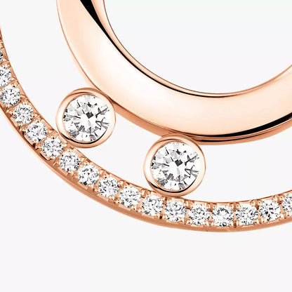 [Favorite]MOVE ROMANE SMALL DIAMOND HOOP EARRINGS