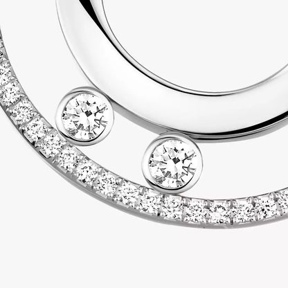 [Favorite]MOVE ROMANE SMALL DIAMOND HOOP EARRINGS