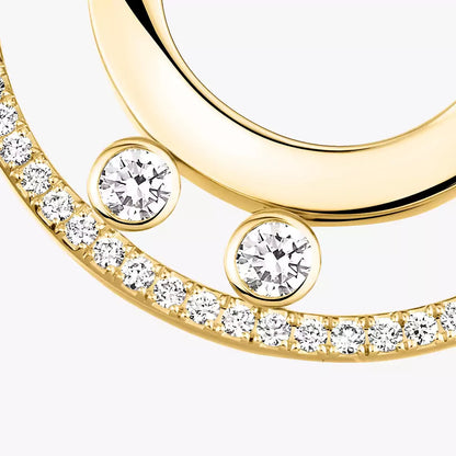 [Favorite]MOVE ROMANE SMALL DIAMOND HOOP EARRINGS