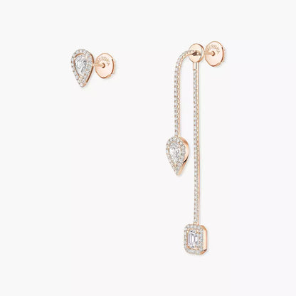 [Favorite]MY TWIN DIAMOND DROP EARRINGS