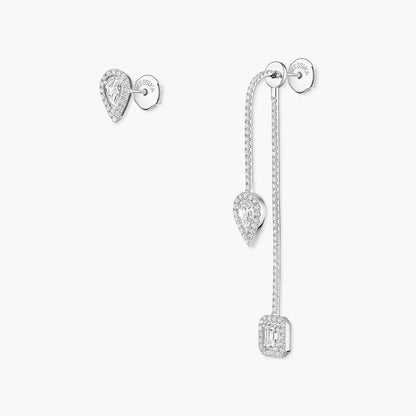 [Favorite]MY TWIN DIAMOND DROP EARRINGS