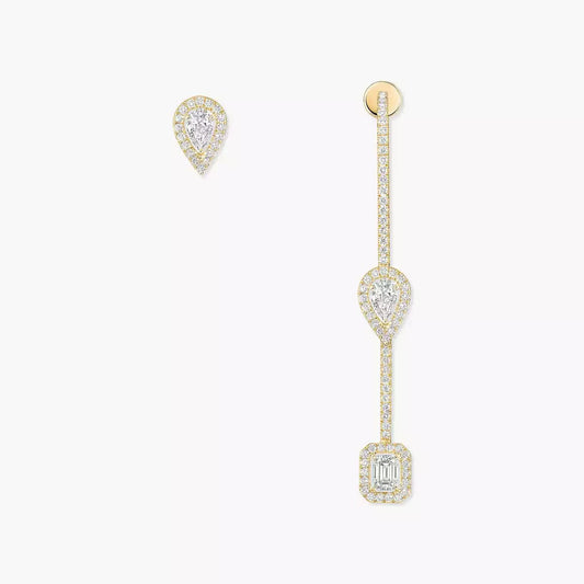 [Favorite]MY TWIN DIAMOND DROP EARRINGS