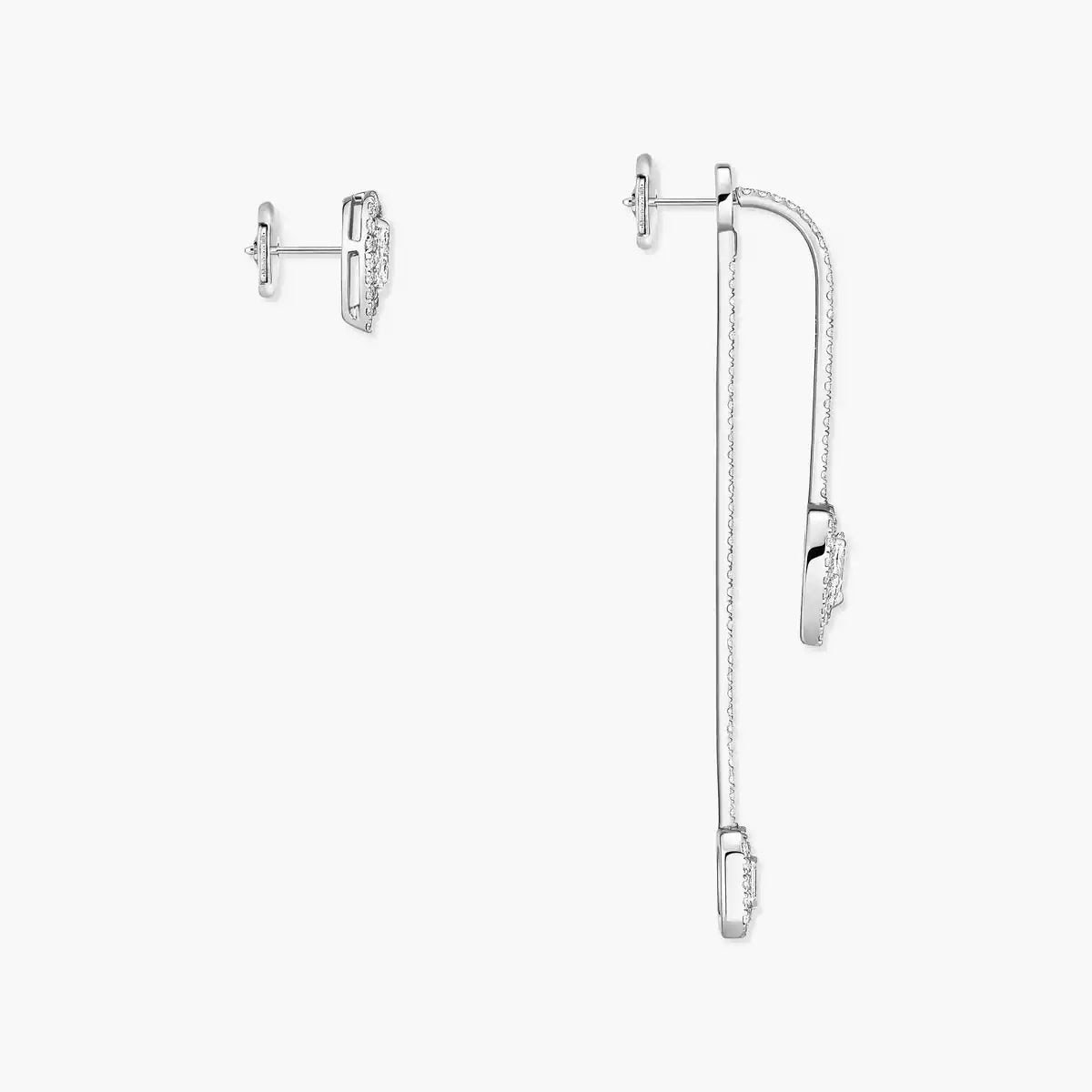 [Favorite]MY TWIN DIAMOND DROP EARRINGS