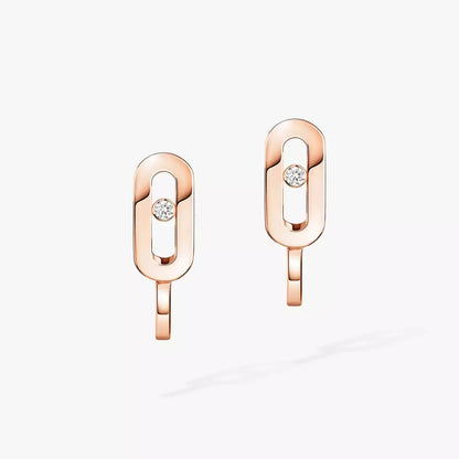 [Lieblingsstück]MOVE CLASSIQUE MINI DIAMOND HOOP EARRINGS
