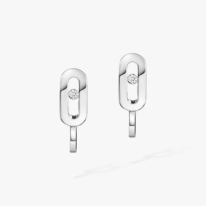[Lieblingsstück]MOVE CLASSIQUE MINI DIAMOND HOOP EARRINGS
