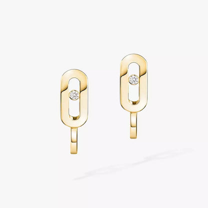 [Lieblingsstück]MOVE CLASSIQUE MINI DIAMOND HOOP EARRINGS