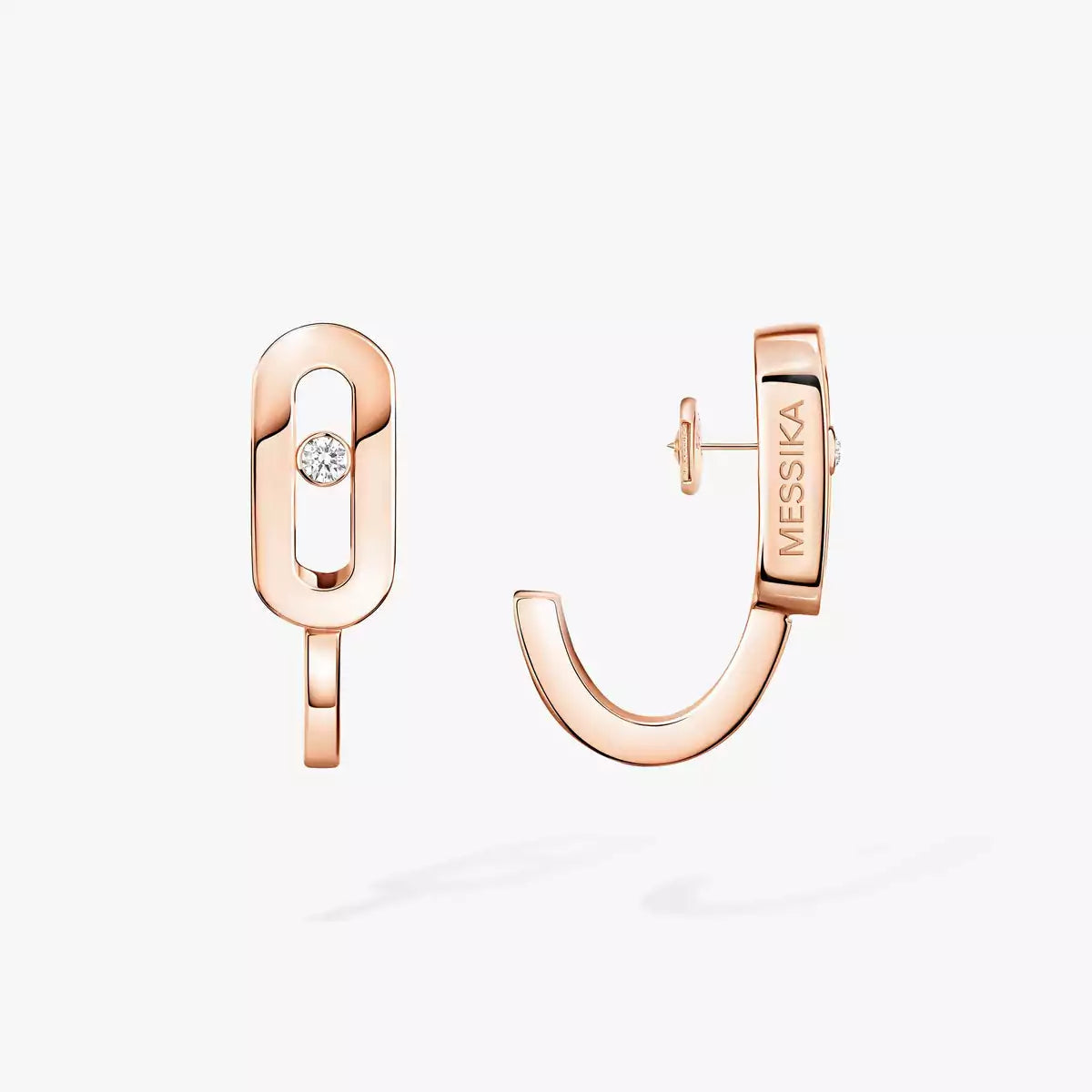 [Lieblingsstück]MOVE CLASSIQUE MINI DIAMOND HOOP EARRINGS