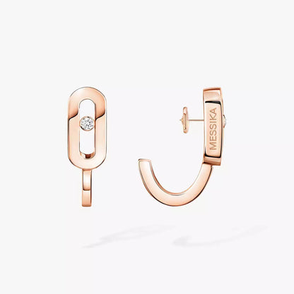 [Lieblingsstück]MOVE CLASSIQUE MINI DIAMOND HOOP EARRINGS