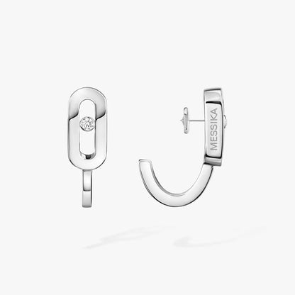 [Lieblingsstück]MOVE CLASSIQUE MINI DIAMOND HOOP EARRINGS