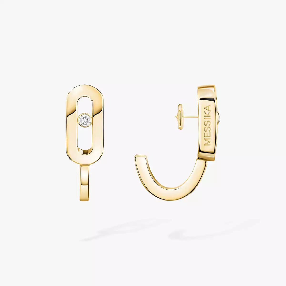 [Lieblingsstück]MOVE CLASSIQUE MINI DIAMOND HOOP EARRINGS