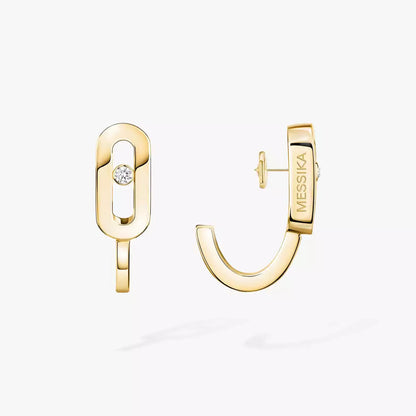 [Lieblingsstück]MOVE CLASSIQUE MINI DIAMOND HOOP EARRINGS