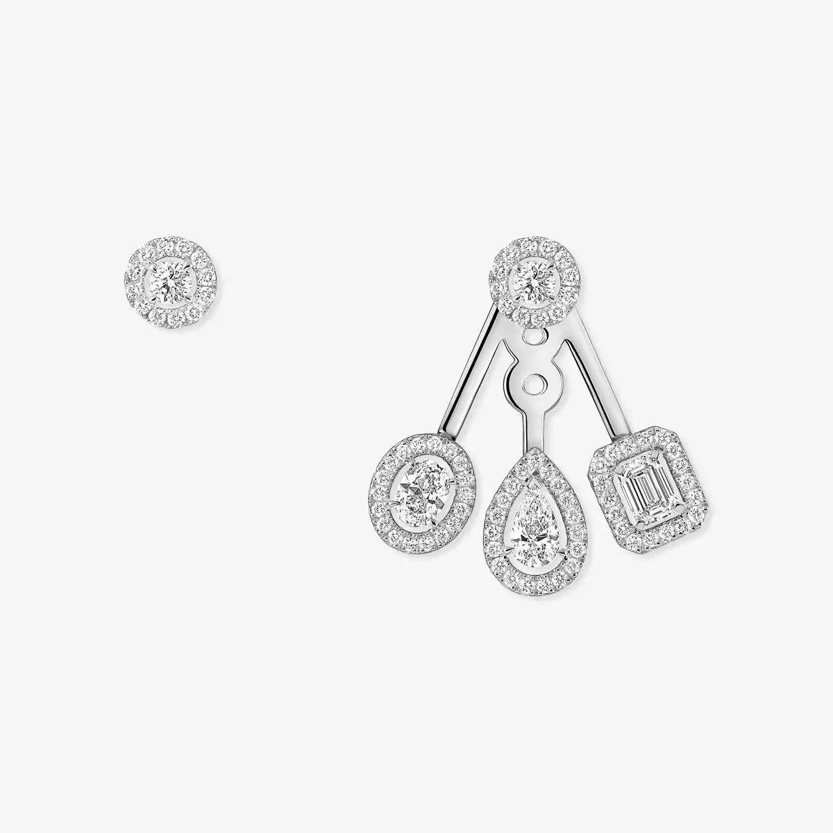 [Favorite]MY TWIN TRIO DIAMOND EARRINGS