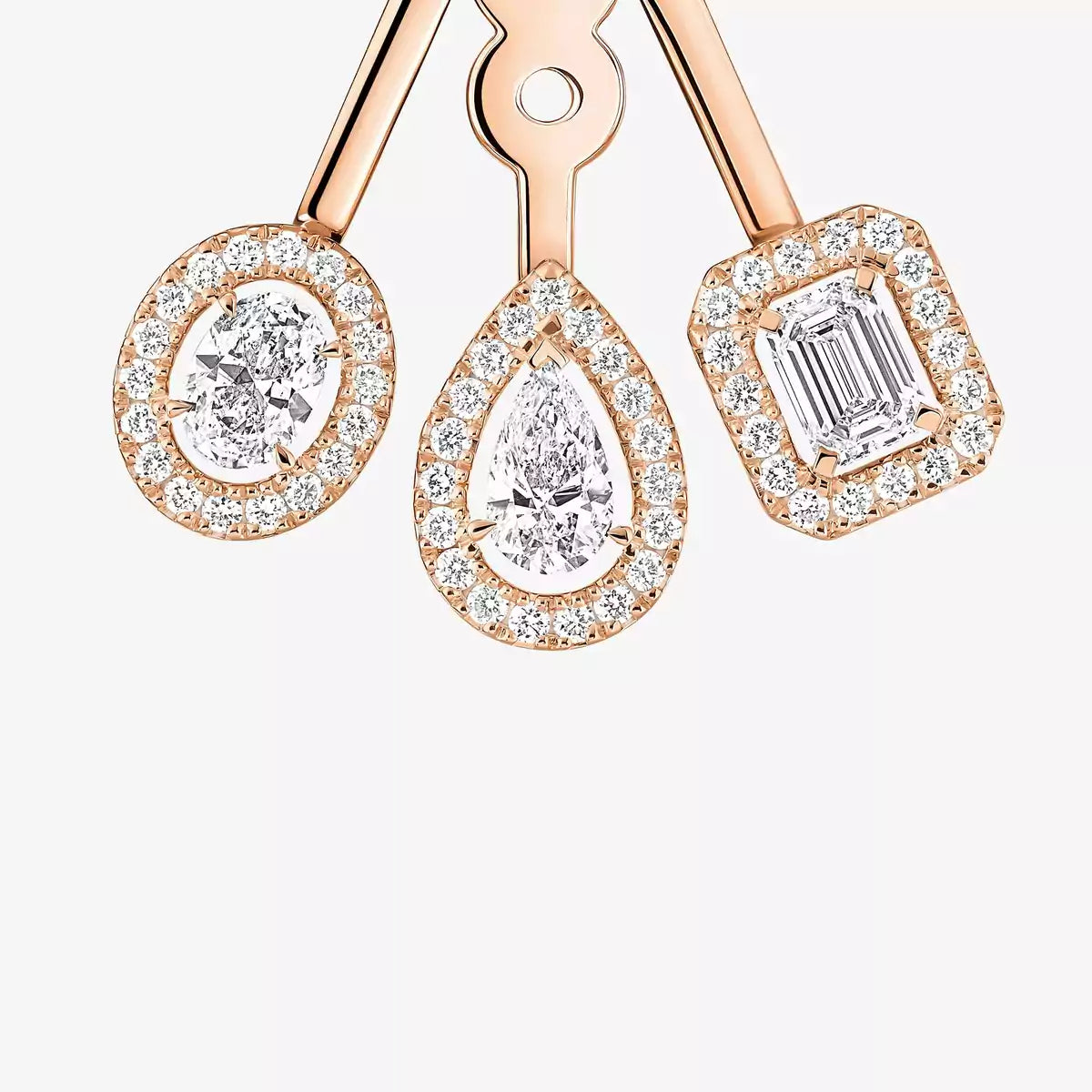 [Favorite]MY TWIN TRIO DIAMOND EARRINGS