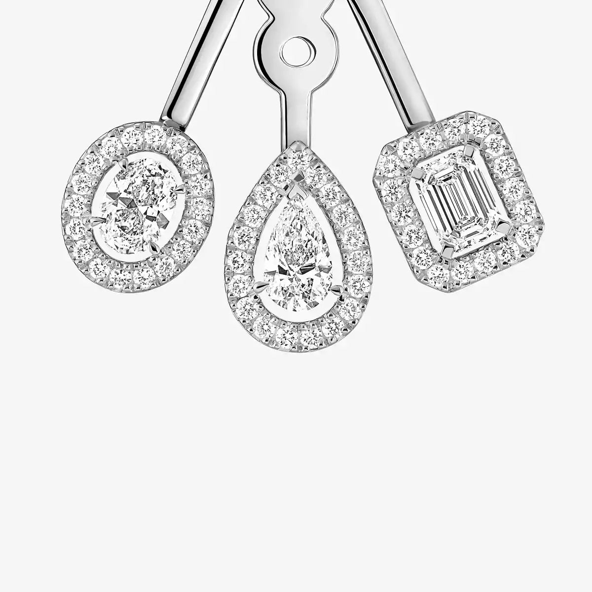 [Favorite]MY TWIN TRIO DIAMOND EARRINGS