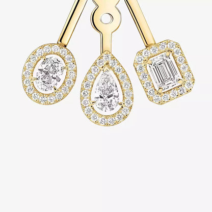 [Favorite]MY TWIN TRIO DIAMOND EARRINGS