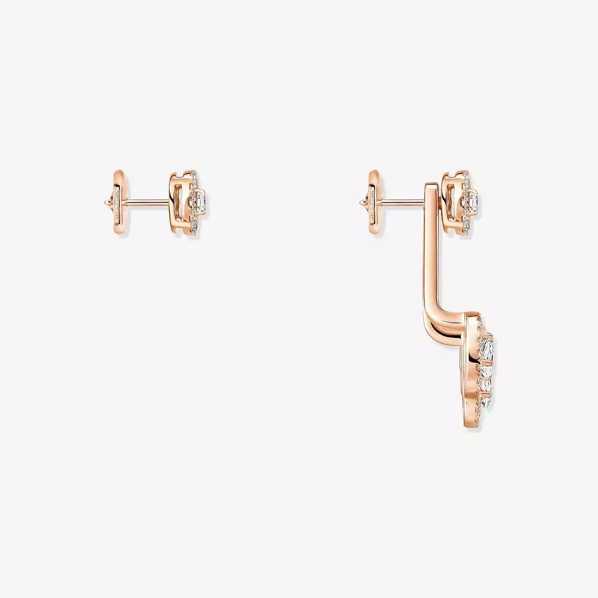 [Favorite]MY TWIN TRIO DIAMOND EARRINGS