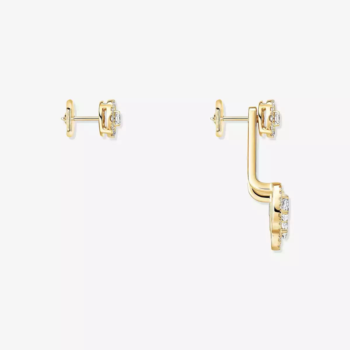 [Favorite]MY TWIN TRIO DIAMOND EARRINGS