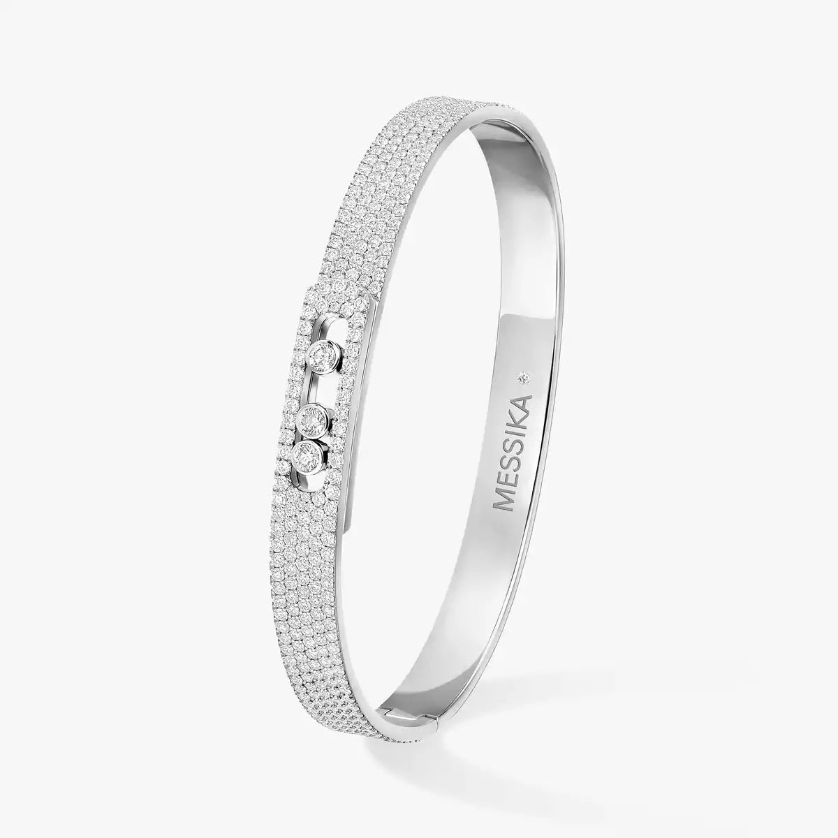 [Favorite]MOVE NOA FULL-PAVÉ DIAMOND BANGLE BRACELET