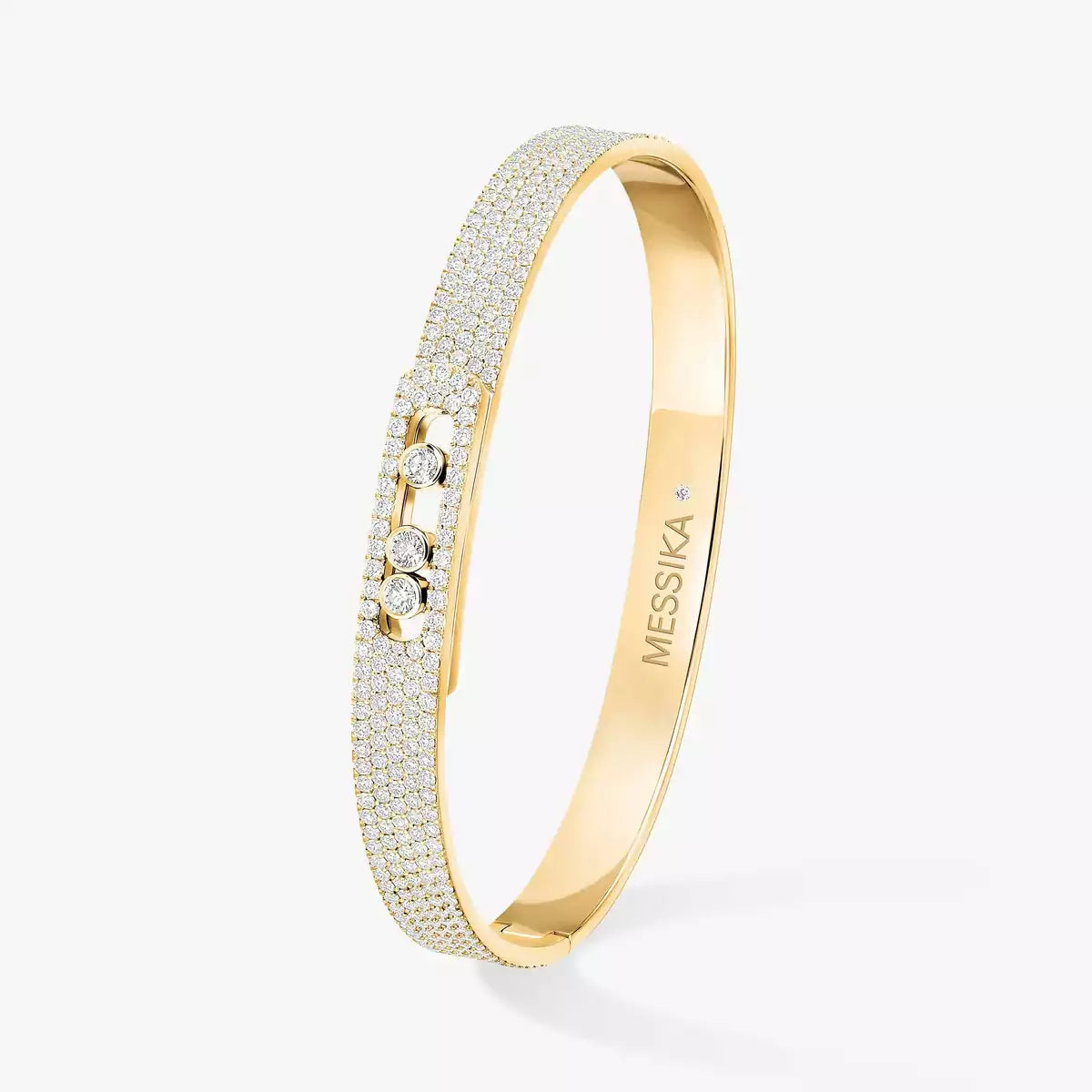 [Favorite]MOVE NOA FULL-PAVÉ DIAMOND BANGLE BRACELET