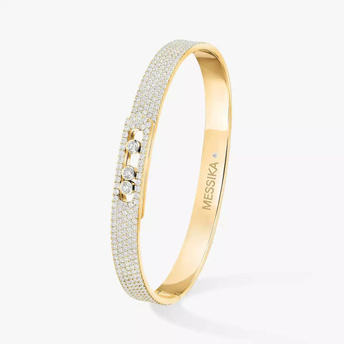 [Favorite]MOVE NOA FULL-PAVÉ DIAMOND BANGLE BRACELET