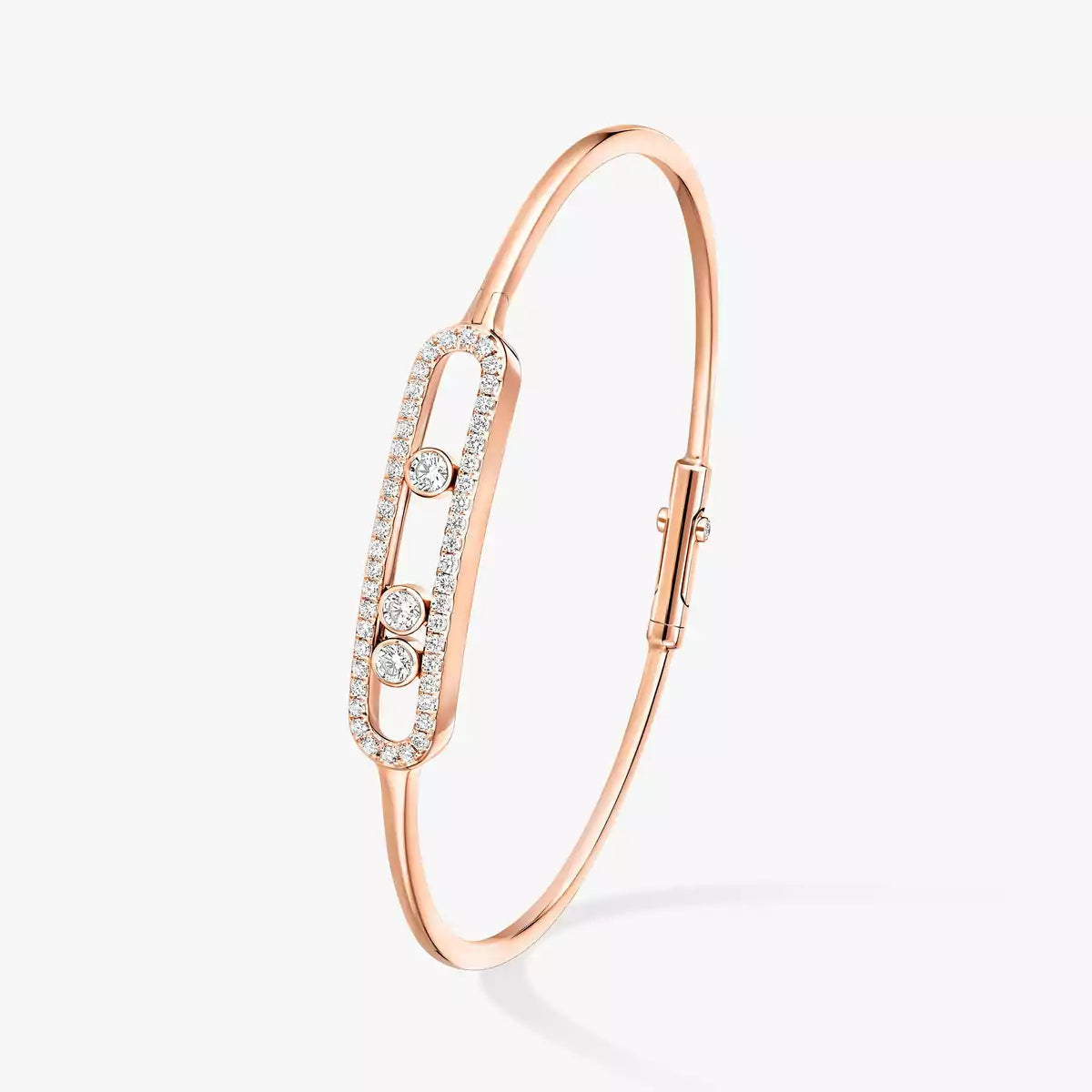 [Favorite]MOVE PAVÉ DIAMOND BANGLE BRACELET M