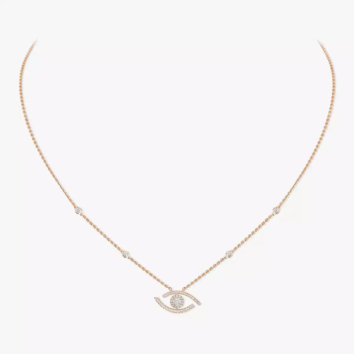 [Favorite]PAVÉ DIAMOND LUCKY EYE NECKLACE